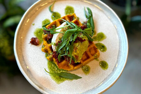 Тыквенная вафля 