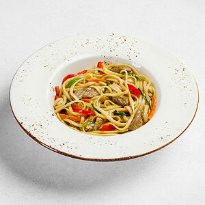 Удон со свининой в соусе терияки 270 гр