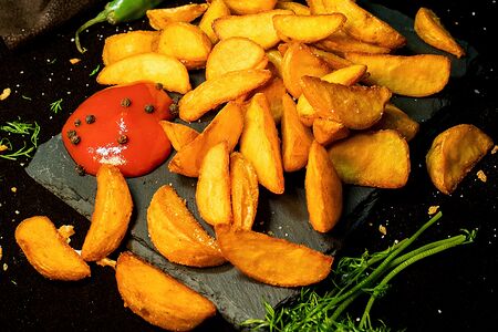 Картофель фри дольки