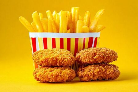 Gi Gi бокс Наггетсы с картофелем фри