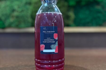 Морс фирменный Клубника-чай каркаде