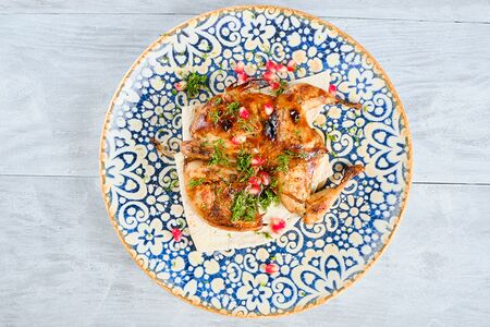 Перепелка на гриле