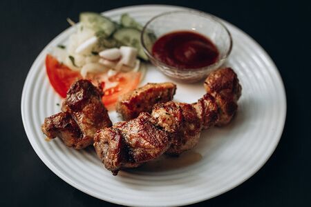 Шашлык из свиной шеи