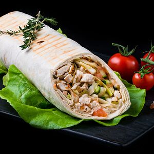 Шаурма острая с курицей L