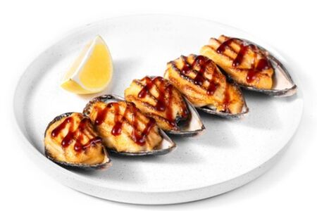 Запеченные мидии