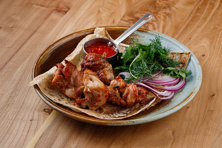 Шашлык из куриного бедра