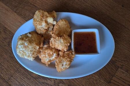 Цветная капуста, жаренная в панировке