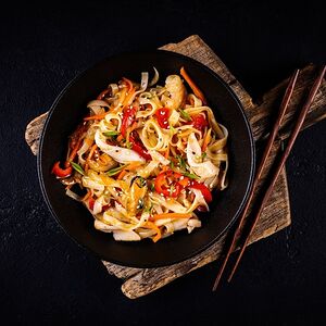 Удон с кальмаром