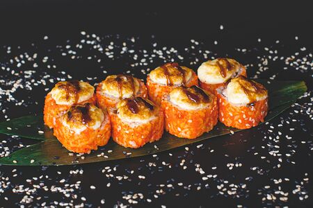 Эби лосось хот