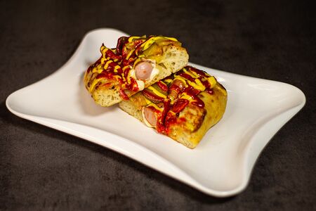 Хот-дог моцарелла