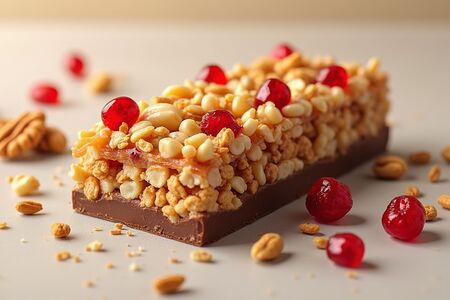 Злаковый батончик с клюквой 