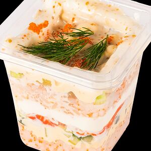 Трайфл с крабом