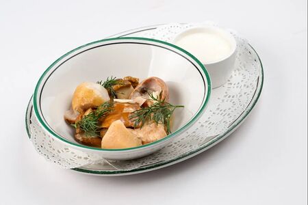 Новгородские соленые белые грибы