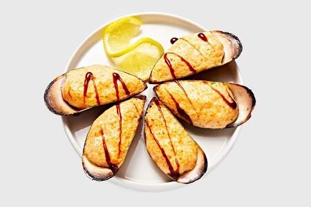 Мидии в соусе яки