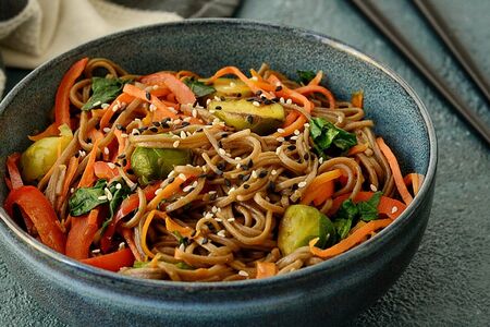 Соба с овощами