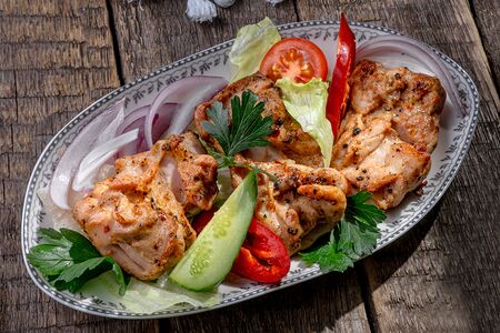 Шашлык из куриных бедрышек