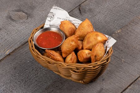 Мини-чебуреки с мясом