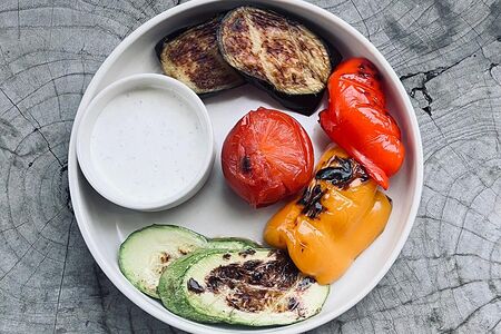 Овощи на мангале