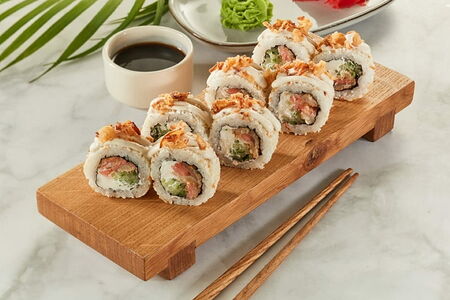 БигРолл Цезарь с лососем