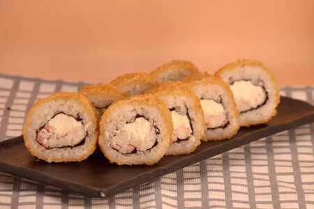 Темпура с крабом и креветкой