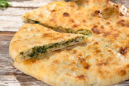 Пирог Картофель и зелень 