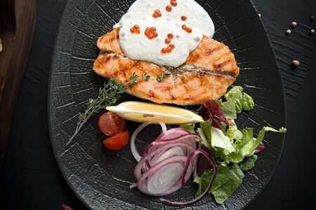 Сёмга на углях