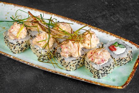 Крабио с лососем