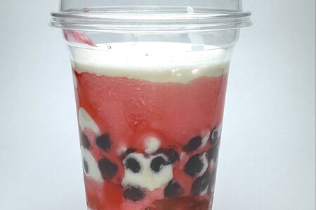 Бабл-ти клубничный