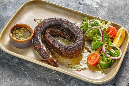 Балтийский угорь на гриле