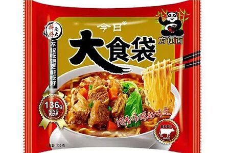 Китайская лапша JinriBig со вкусом говядины