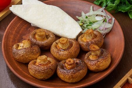 Шашлык из шампиньонов