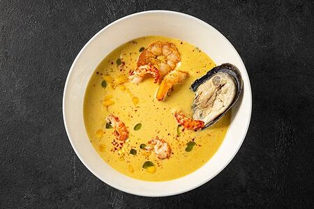 Чаудер с морепродуктами