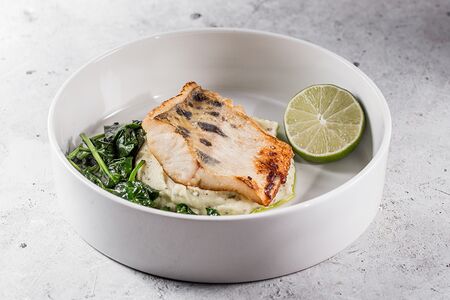 Судак с трюфельным пюре