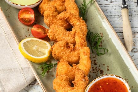 Хрустящие креветки