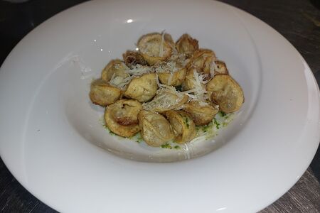 Жареные пельмени с говядиной