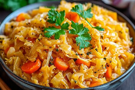 Капуста тушеная