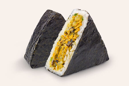 Онигири с мидиями Игаяки