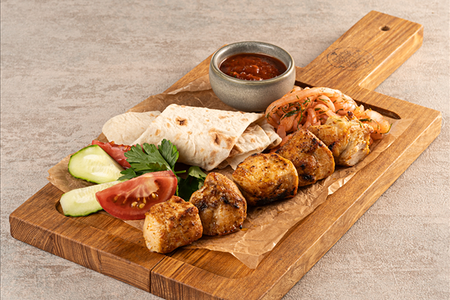 Шашлык из куриного филе