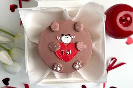 Бенто-торт Мишка с сердечком 