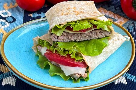 Кюфта из курицы в лаваше