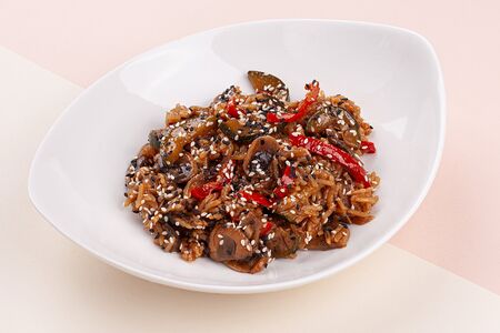 Вок Рис с овощами