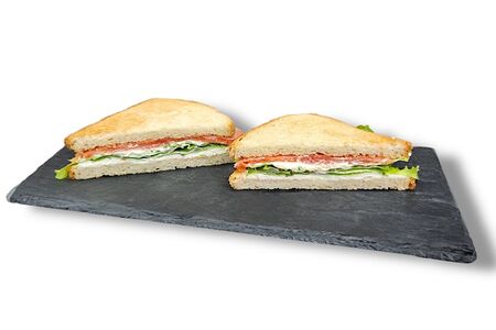 Сэндвич с лососем 