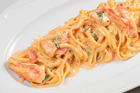 Тальолини с камчатским крабом