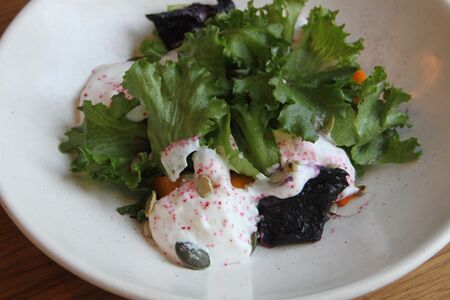 С вяленой свёклой, печёной тыквой и муссом из пармезана