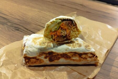 Шаверма BBQ классическая с говядиной