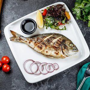 Дорадо на гриле