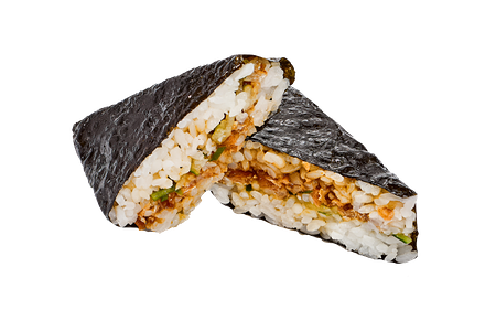 Онигири с лососем терияки