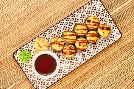 Запечёный с крабом