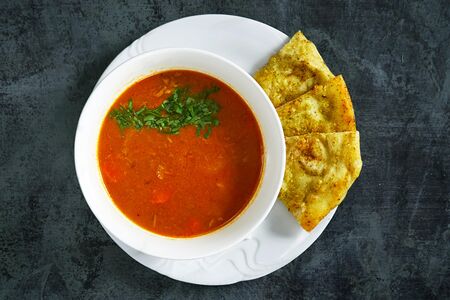 Тирольский суп-гуляш с фокачча