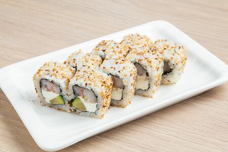 Сливочная креветка ролл